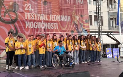 Nastup školskog zbora na Festivalu jednakih mogućnosti