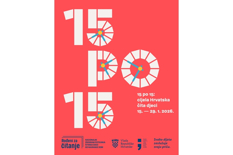 Projekt čitanja „15 po 15: cijela Hrvatska čita djeci“ među učenicima 5.a i 5.c razreda naše škole