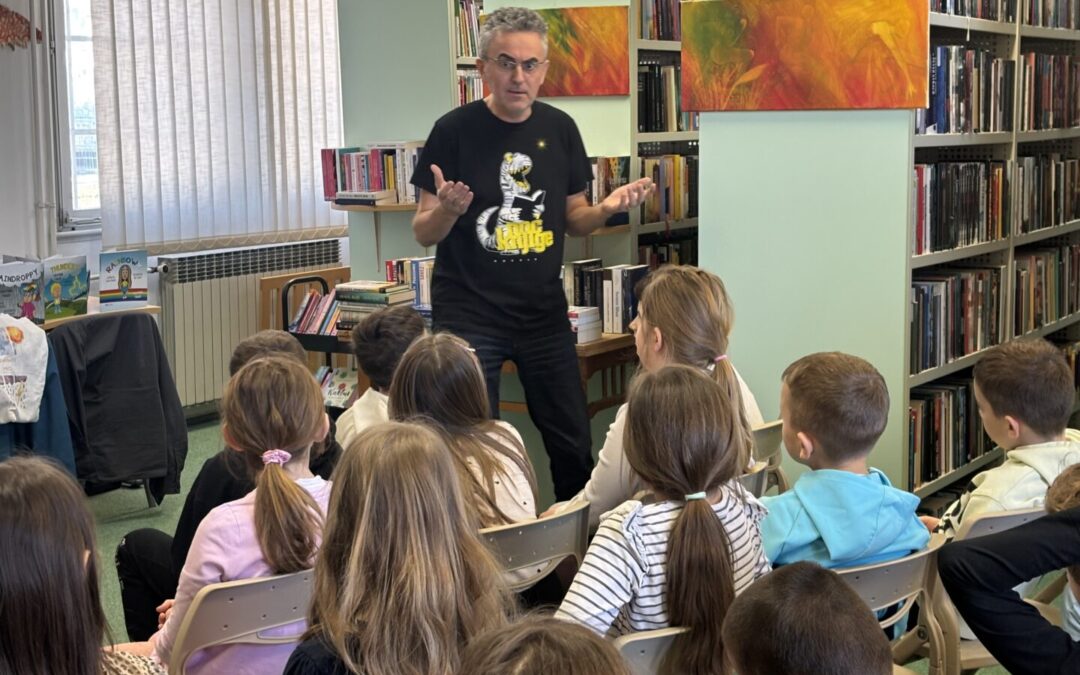 Vrijeme pod povećalom- susret učenika 2.a s meteorologom Zoranom Vakulom